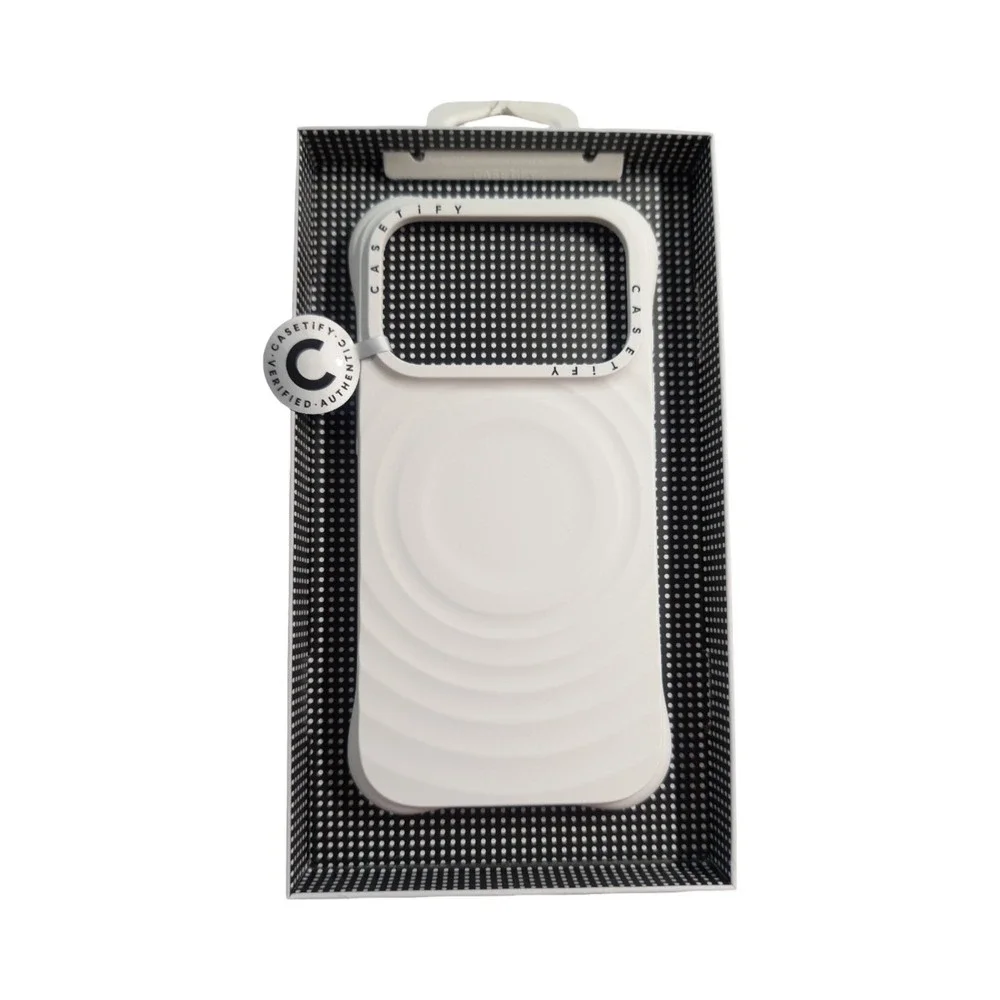 Cc7-P CASETiFY Ripple Case For Apple iPhone 17 Pro - White‎ ⬇️